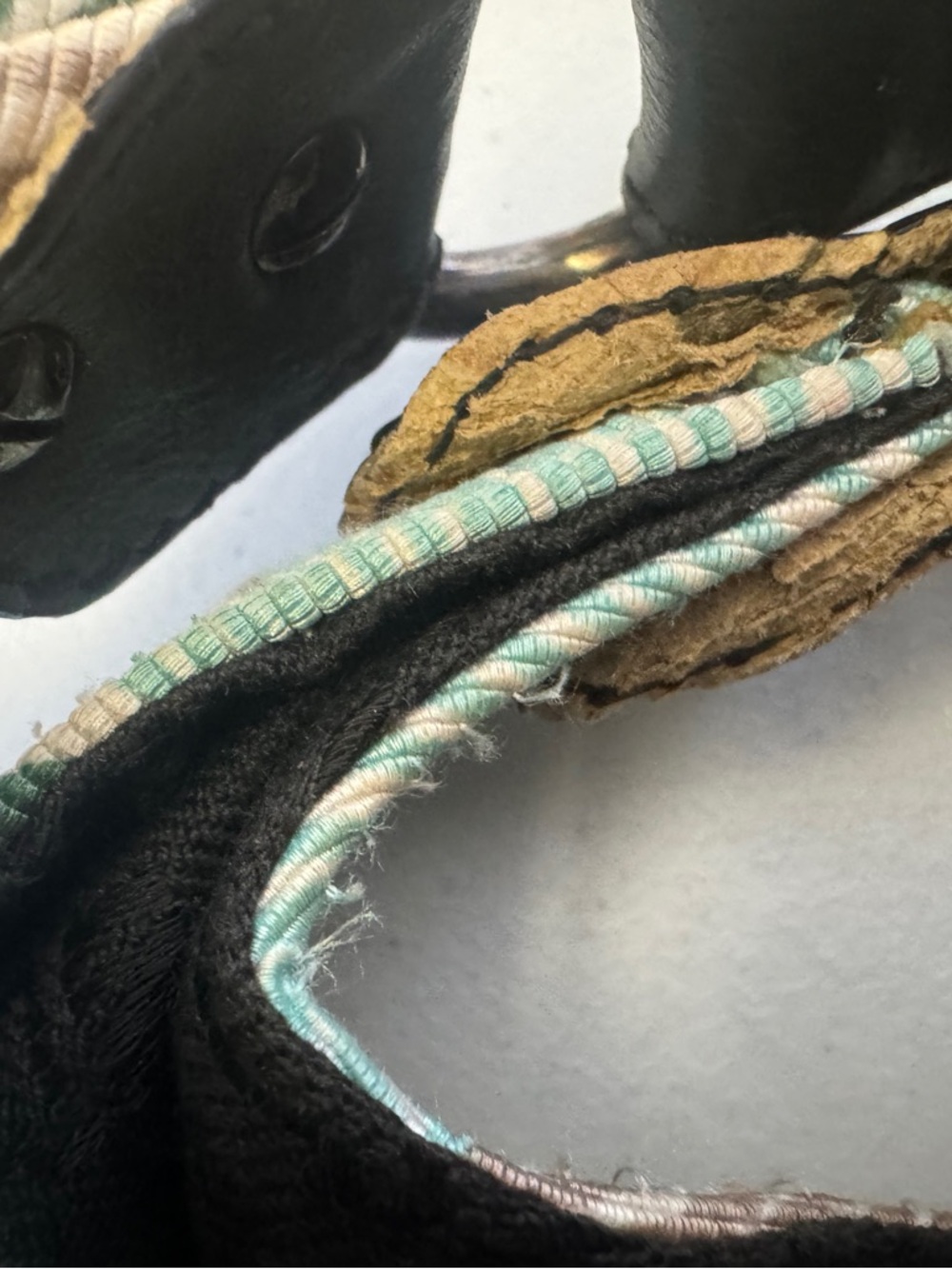 RARE vintage 1980’s Missoni Floral Print large Hobo Bag in Green, Teal, Brown - Picture 8 of 12
